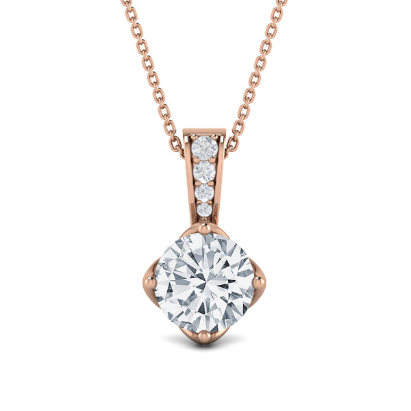 Dayna With 0.3-Carat Round Shape Diamond