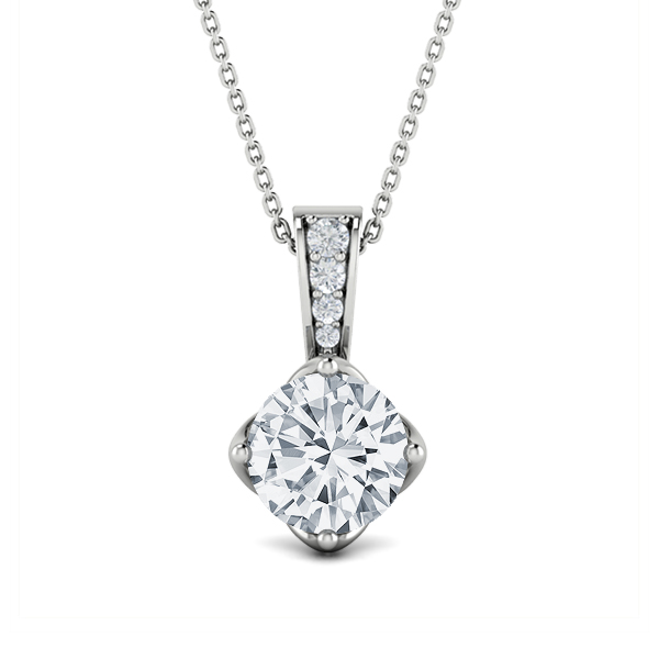 Dayna With 0.3-Carat Round Shape Diamond