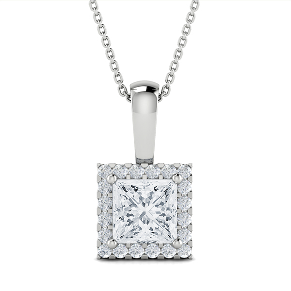 Delana With 0.3-Carat Princess Shape Diamond