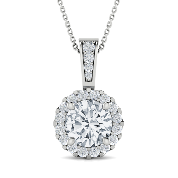 Ivana With 3-Carat Round Shape Diamond