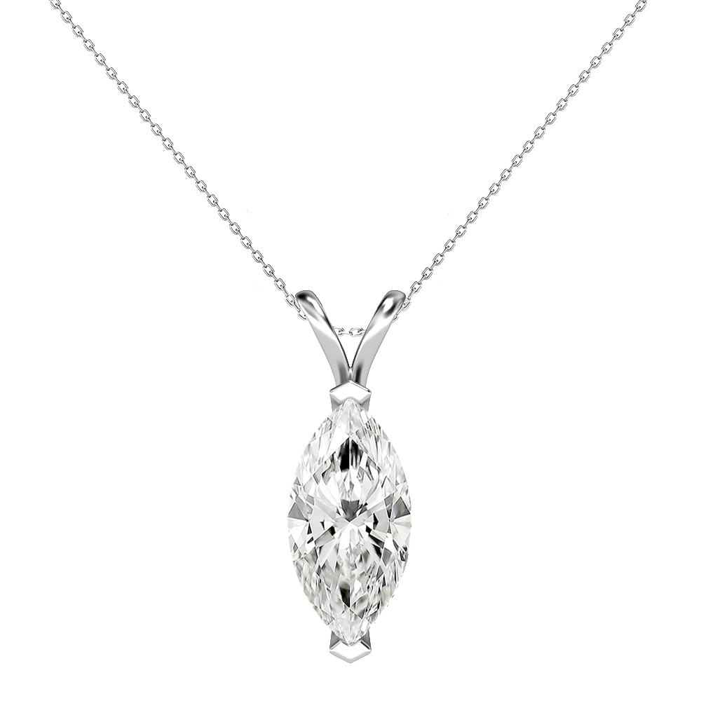 Priscilla With 2.88-Carat Marquise Shape Lab Grown Diamond