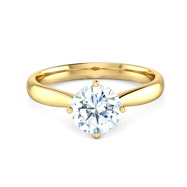 Alya With 0.22-Carat Round Shape Lab Grown Diamond