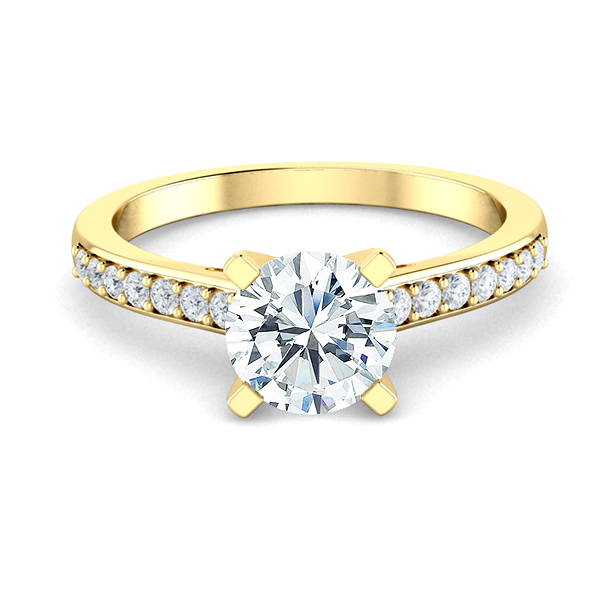 Beyonce With 0.23-Carat Round Shape Lab Grown Diamond