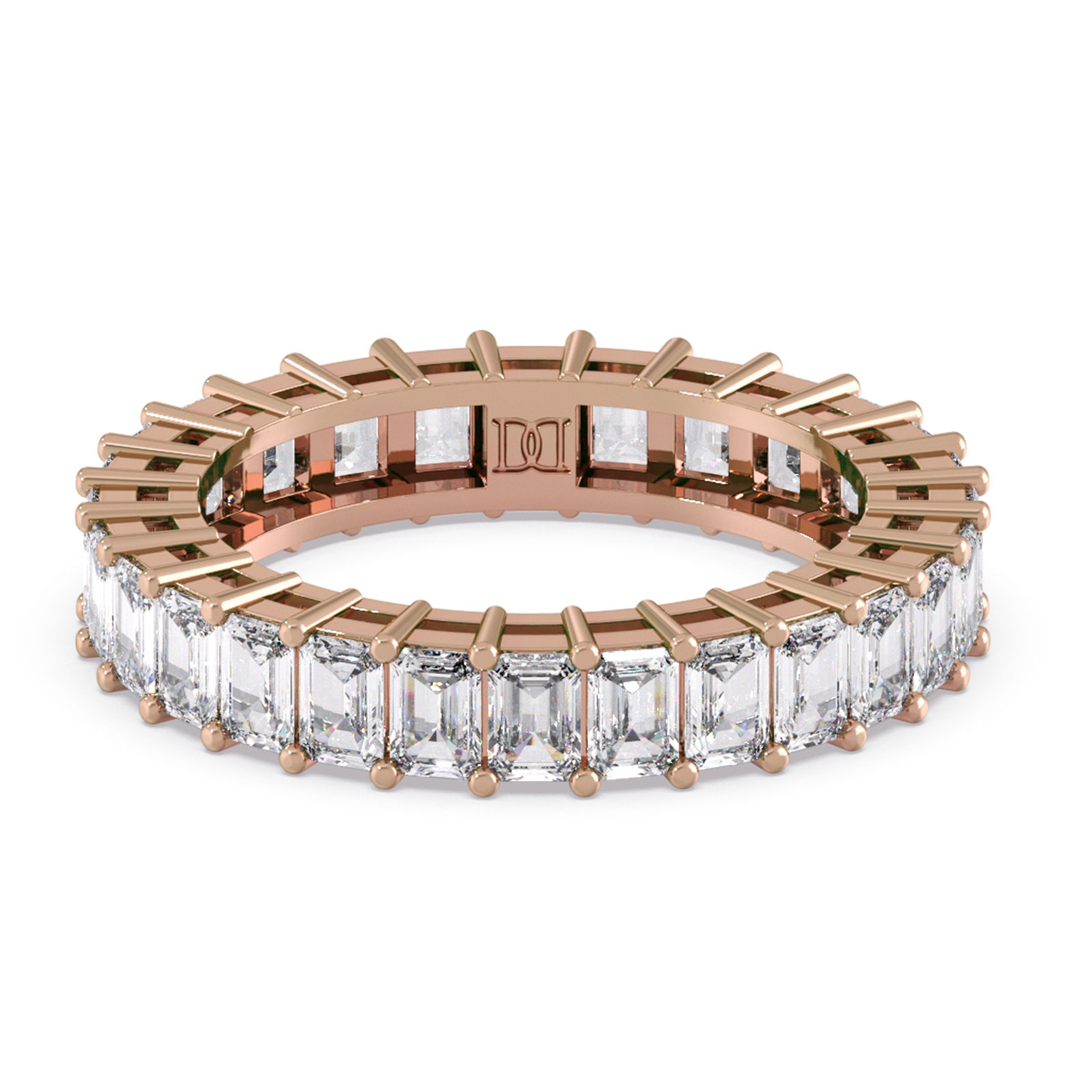 Brandy-18K Rose Gold-4.20 Ct-H-I / SI-Natural Diamonds