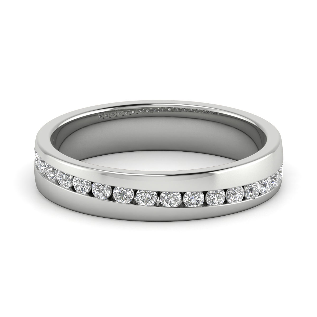 Diamond Comfort Fit Diamond Wedding Band