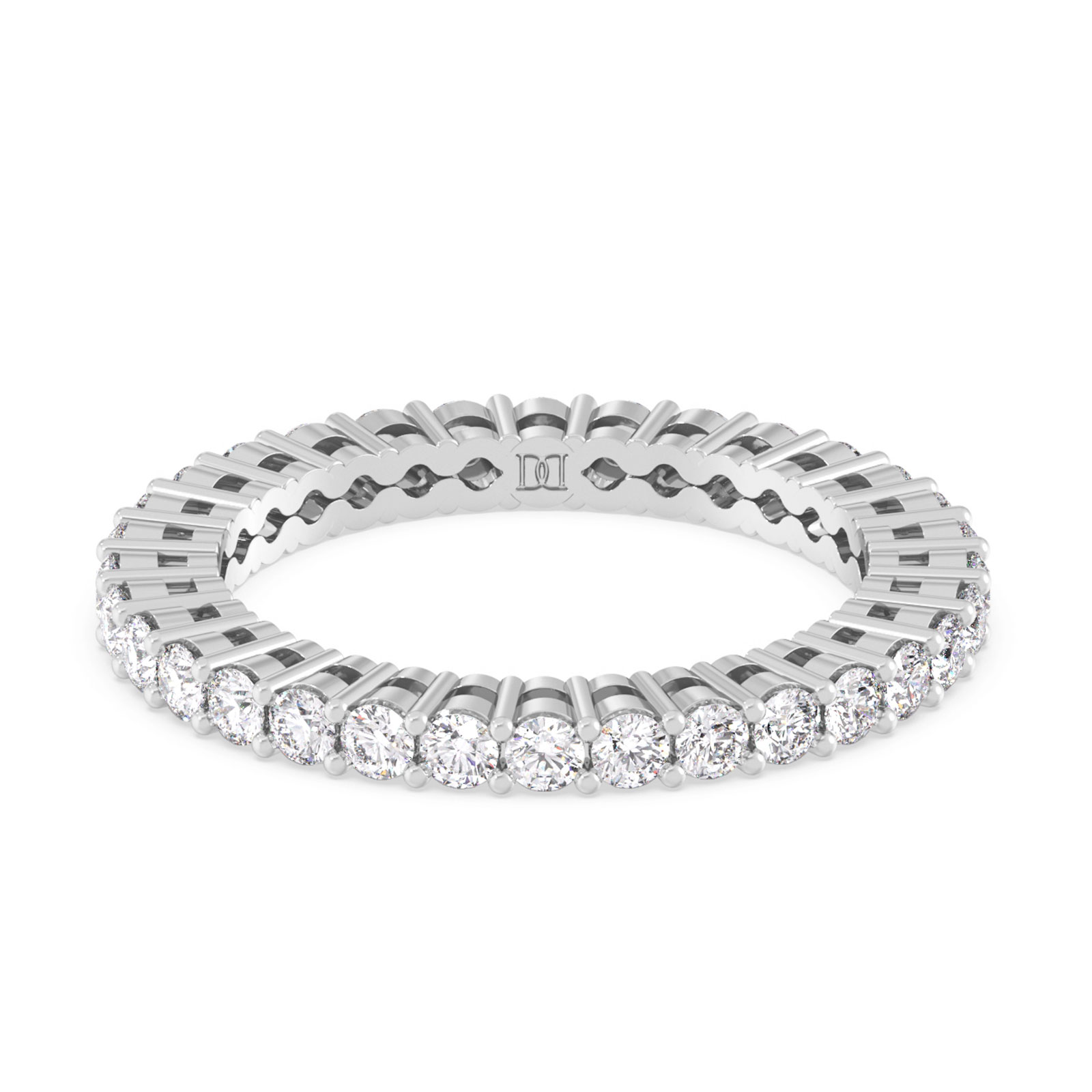 Helene-18K White Gold-1.12 Ct-H-I / SI-Natural Diamonds
