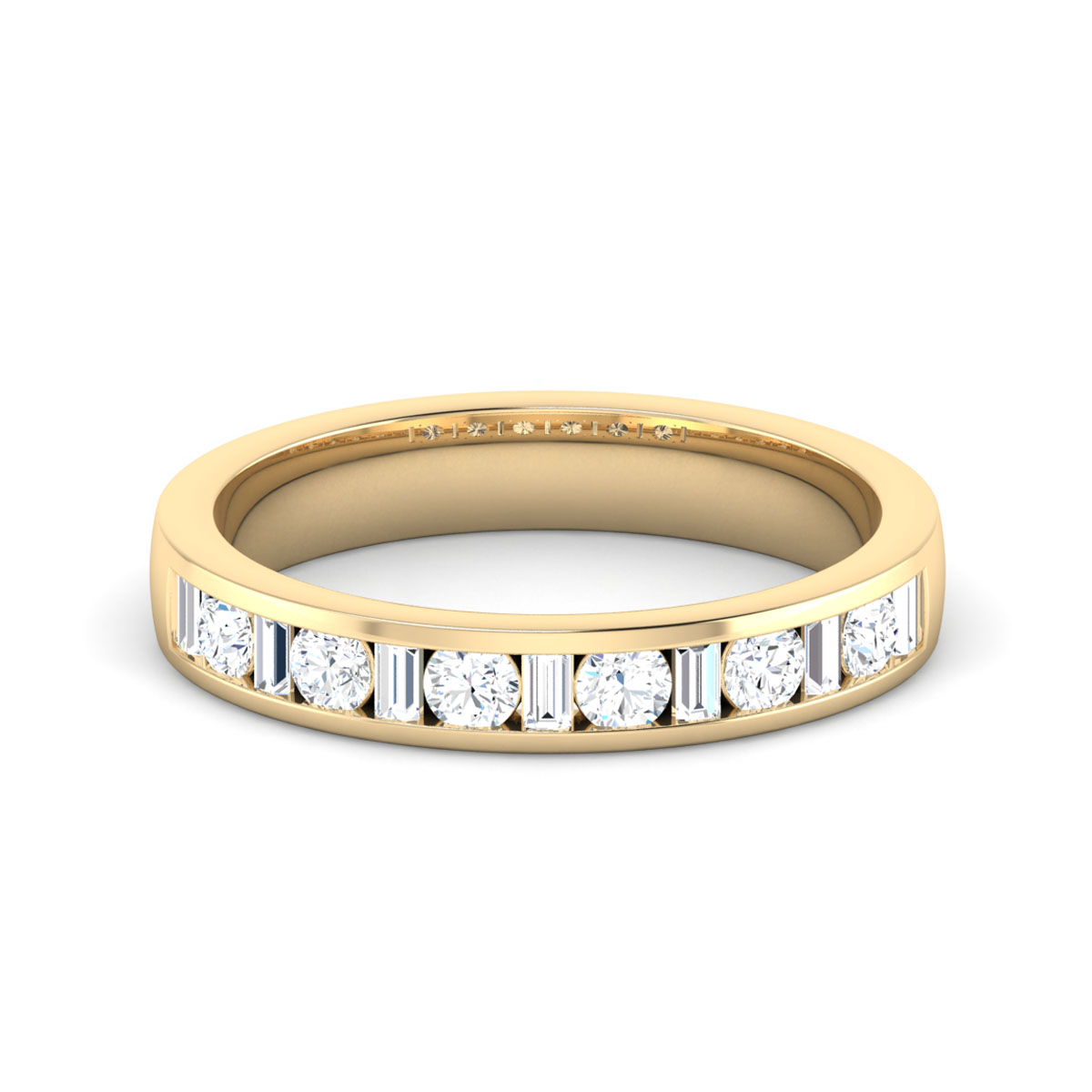 Aarushi-18K Yellow Gold-0.56 Ct-H-I / SI-Natural Diamonds
