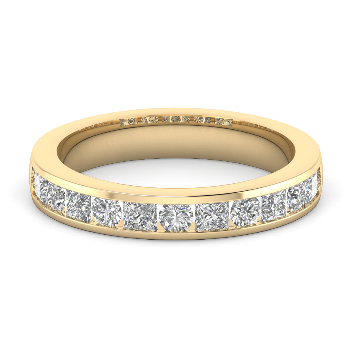 Abbi-18K Yellow Gold-0.47 Ct-H-I / SI-Natural Diamonds