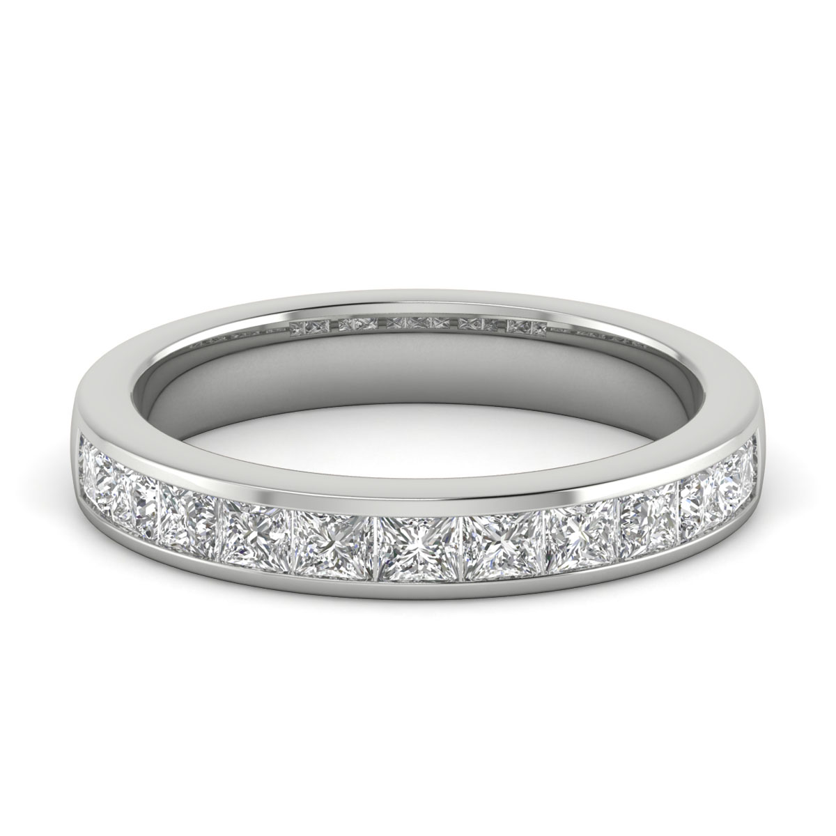 Bay-Platinum-0.70 Ct-H-I / SI-Natural Diamonds