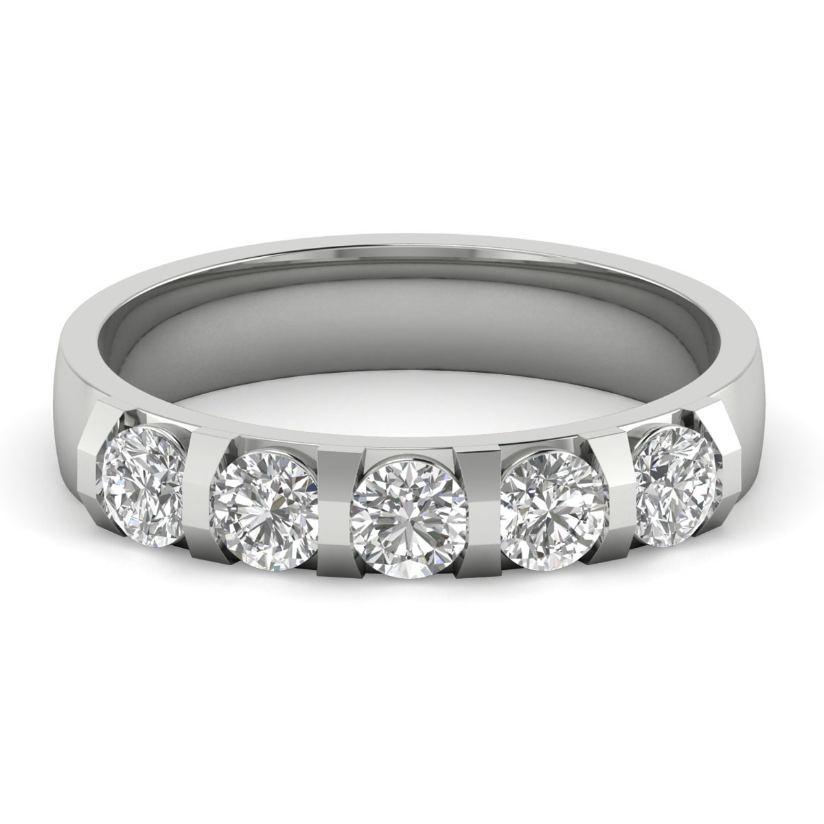 Clary-Platinum-0.77 Ct-H-I / SI-Natural Diamonds