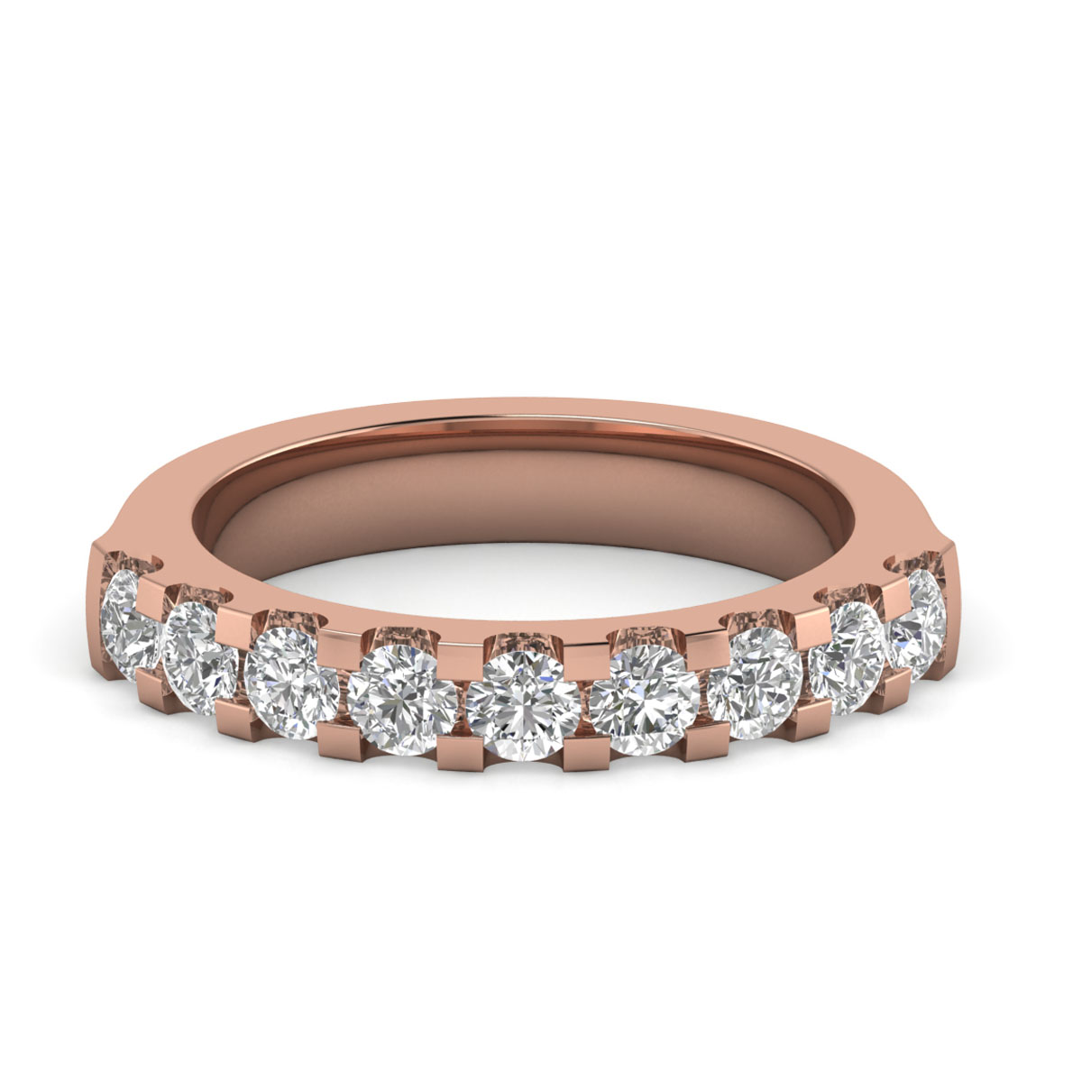 Cyndi-18K Rose Gold-1.01 Ct-H-I / SI-Natural Diamonds