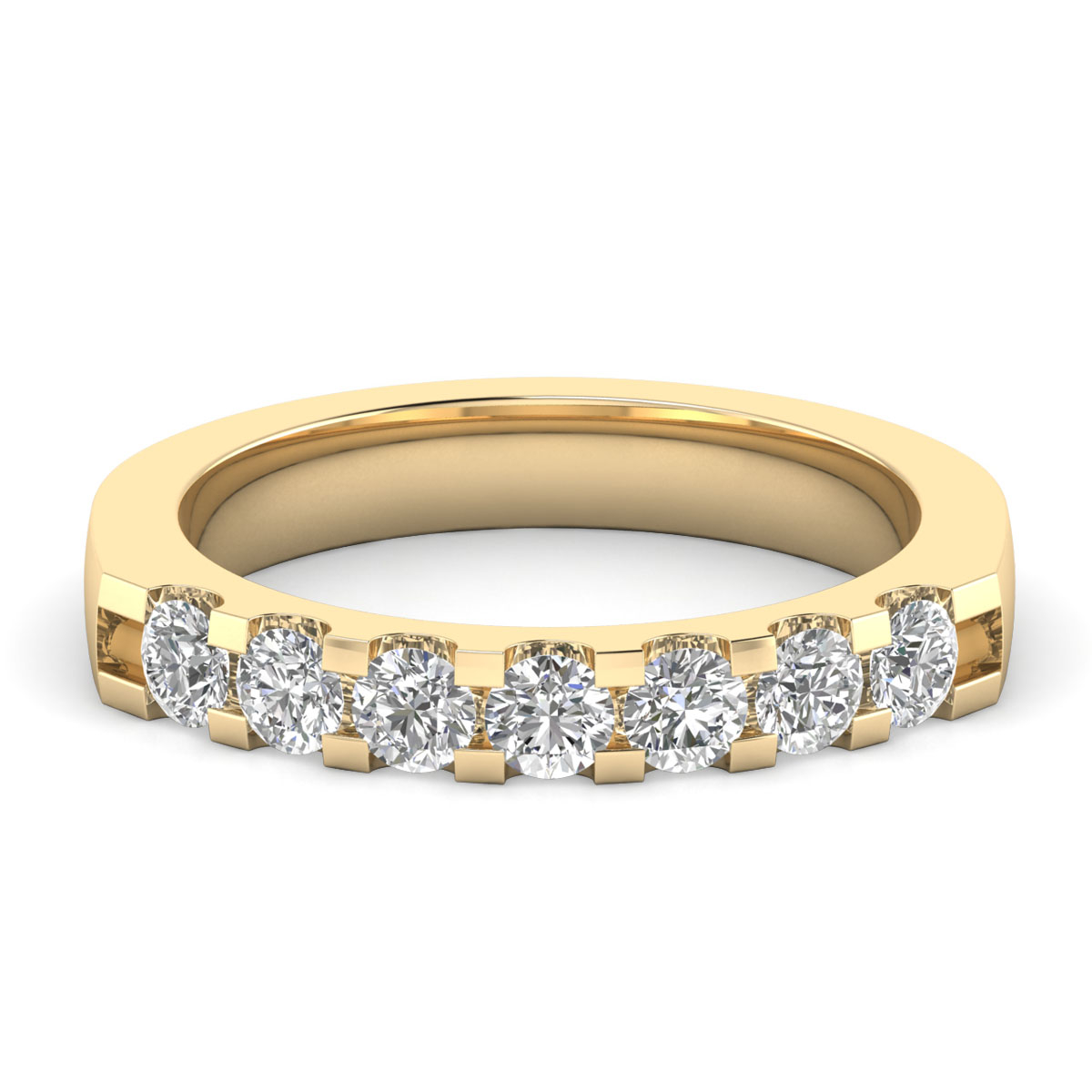 Dolly-18K Yellow Gold-0.79 Ct-H-I / SI-Natural Diamonds