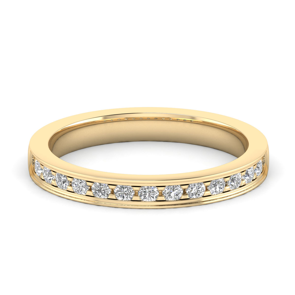 Edith-18K Yellow Gold-0.33 Ct-H-I / SI-Natural Diamonds