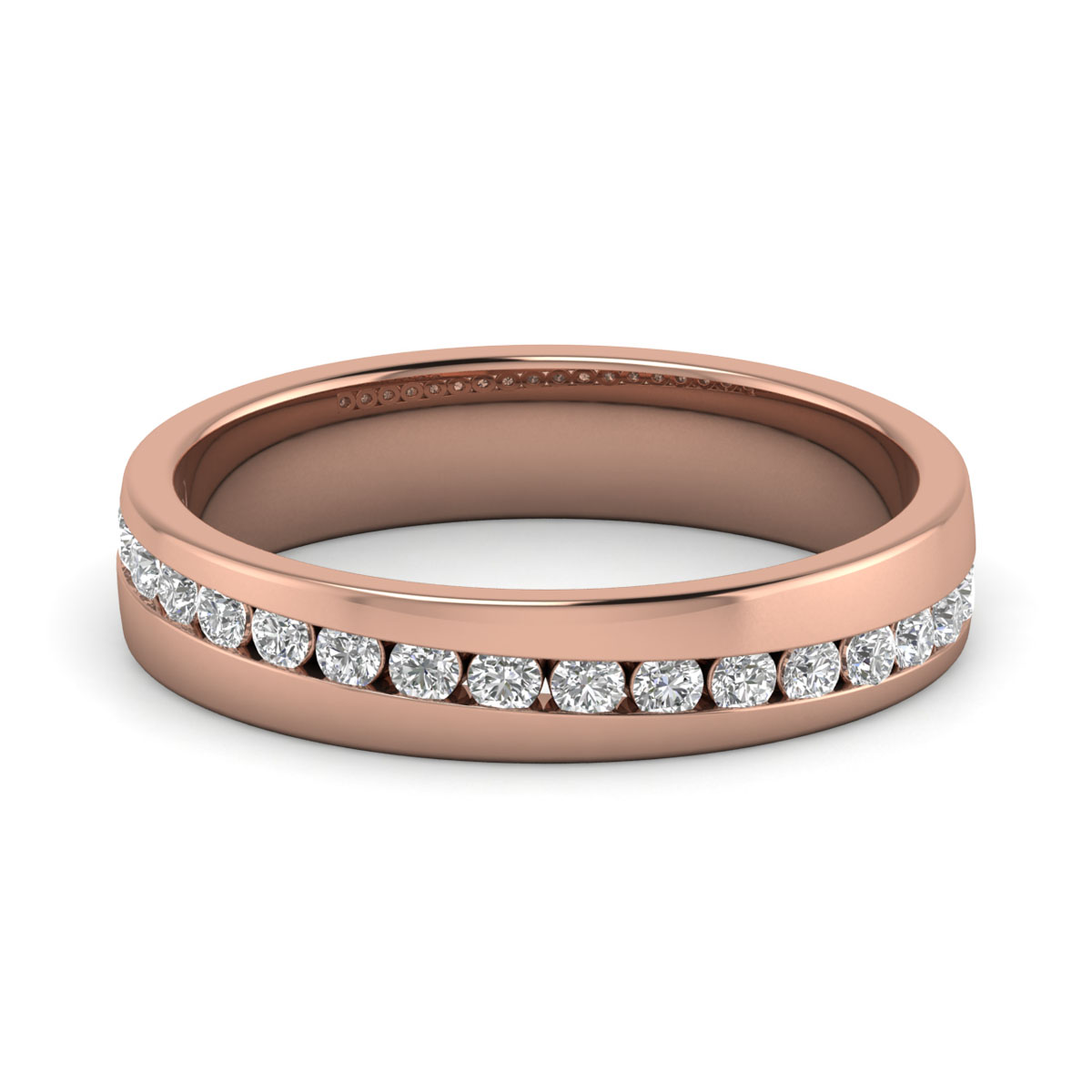 Elvira-18K Rose Gold-0.40 Ct-H-I / SI-Natural Diamonds