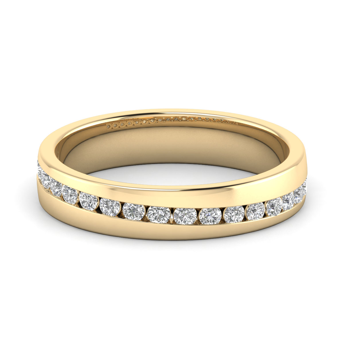 Elvira-18K Yellow Gold-0.40 Ct-H-I / SI-Natural Diamonds