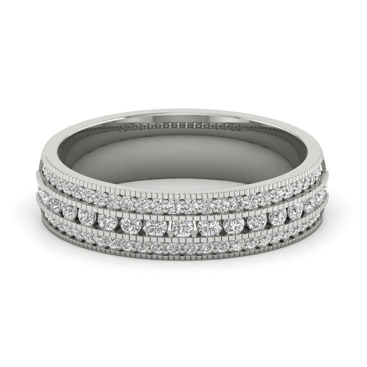 Emery-Platinum-0.52 Ct-H-I / SI-Natural Diamonds