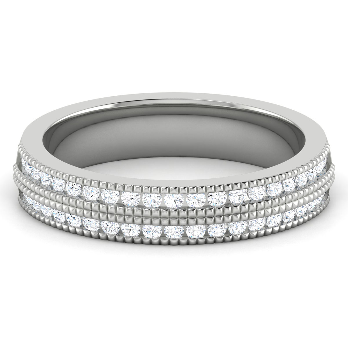 Fern-Platinum-0.41 Ct-H-I / SI-Natural Diamonds