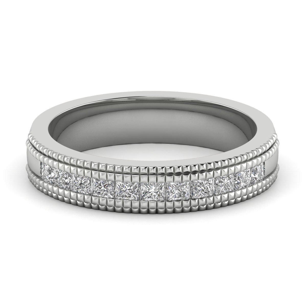 Glaucia-Platinum-0.50 Ct-H-I / SI-Natural Diamonds