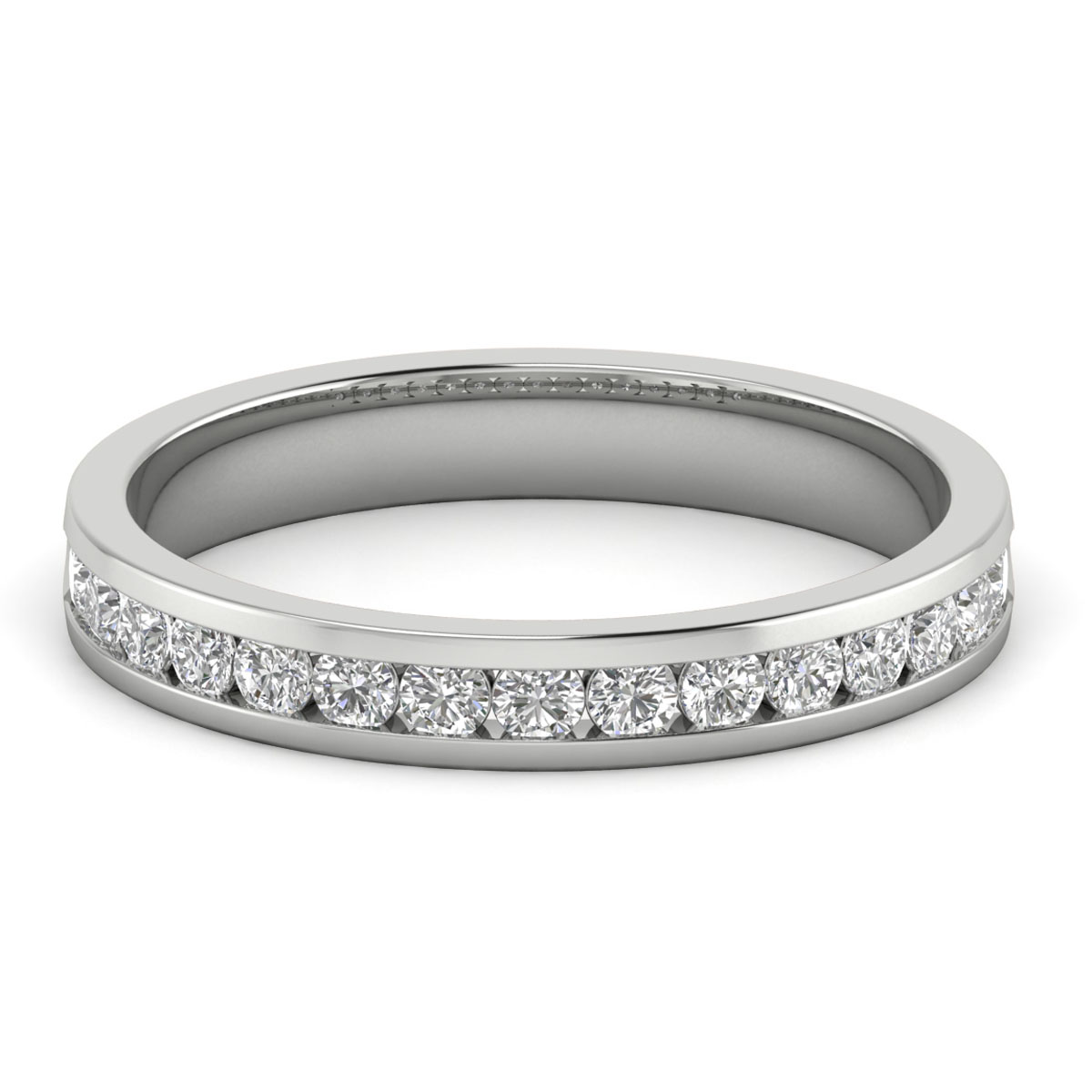 Gloria-Platinum-0.43 Ct-H-I / SI-Natural Diamonds