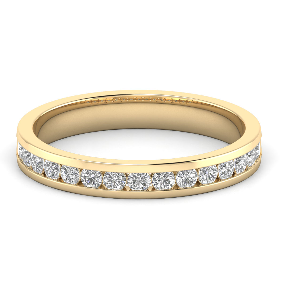 Gloria-18K Yellow Gold-0.43 Ct-H-I / SI-Natural Diamonds