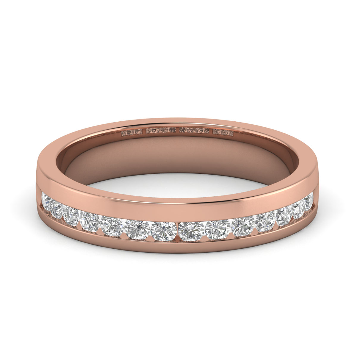 Goldie-18K Rose Gold-0.40 Ct-H-I / SI-Natural Diamonds