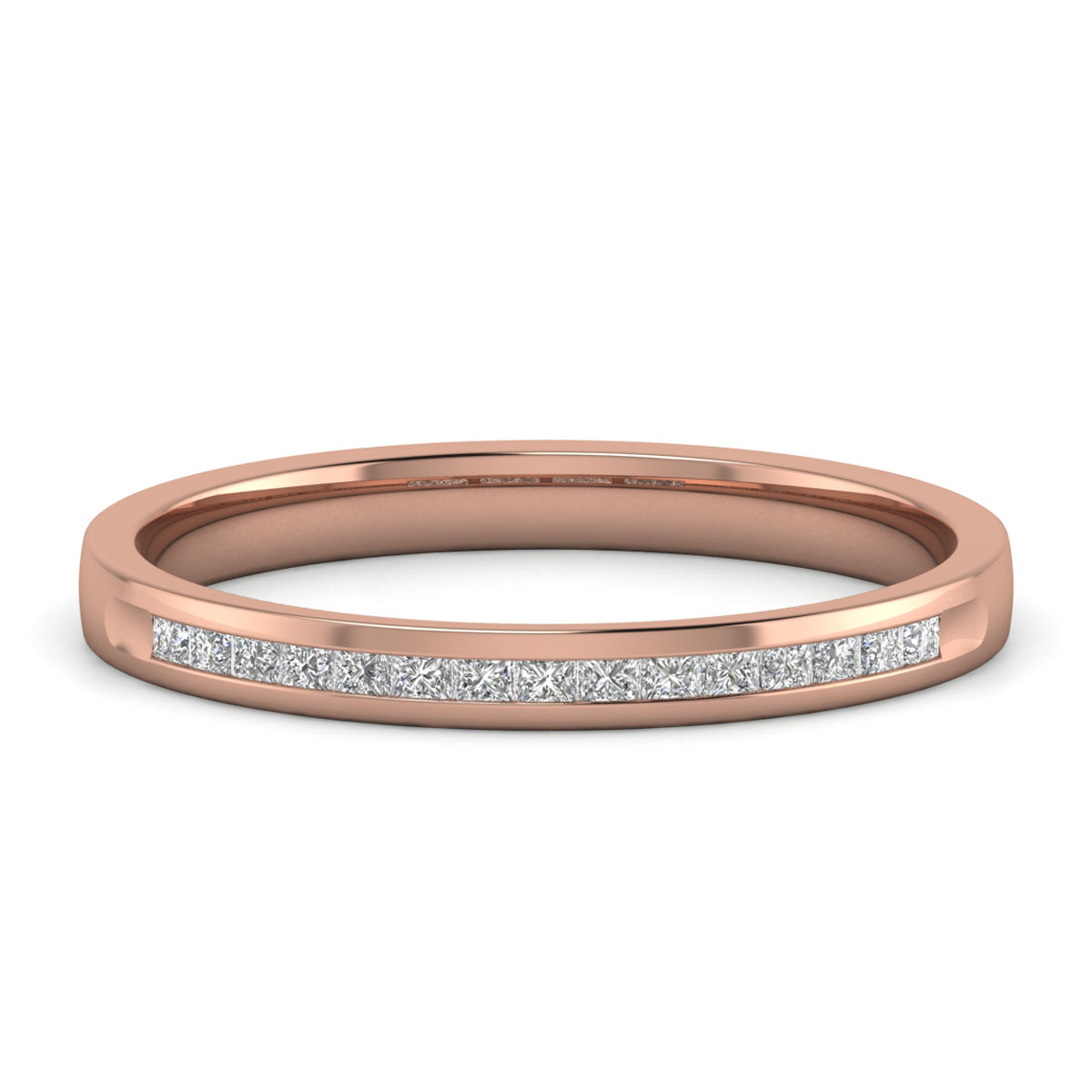 Haley-18K Rose Gold-0.15 Ct-H-I / SI-Natural Diamonds