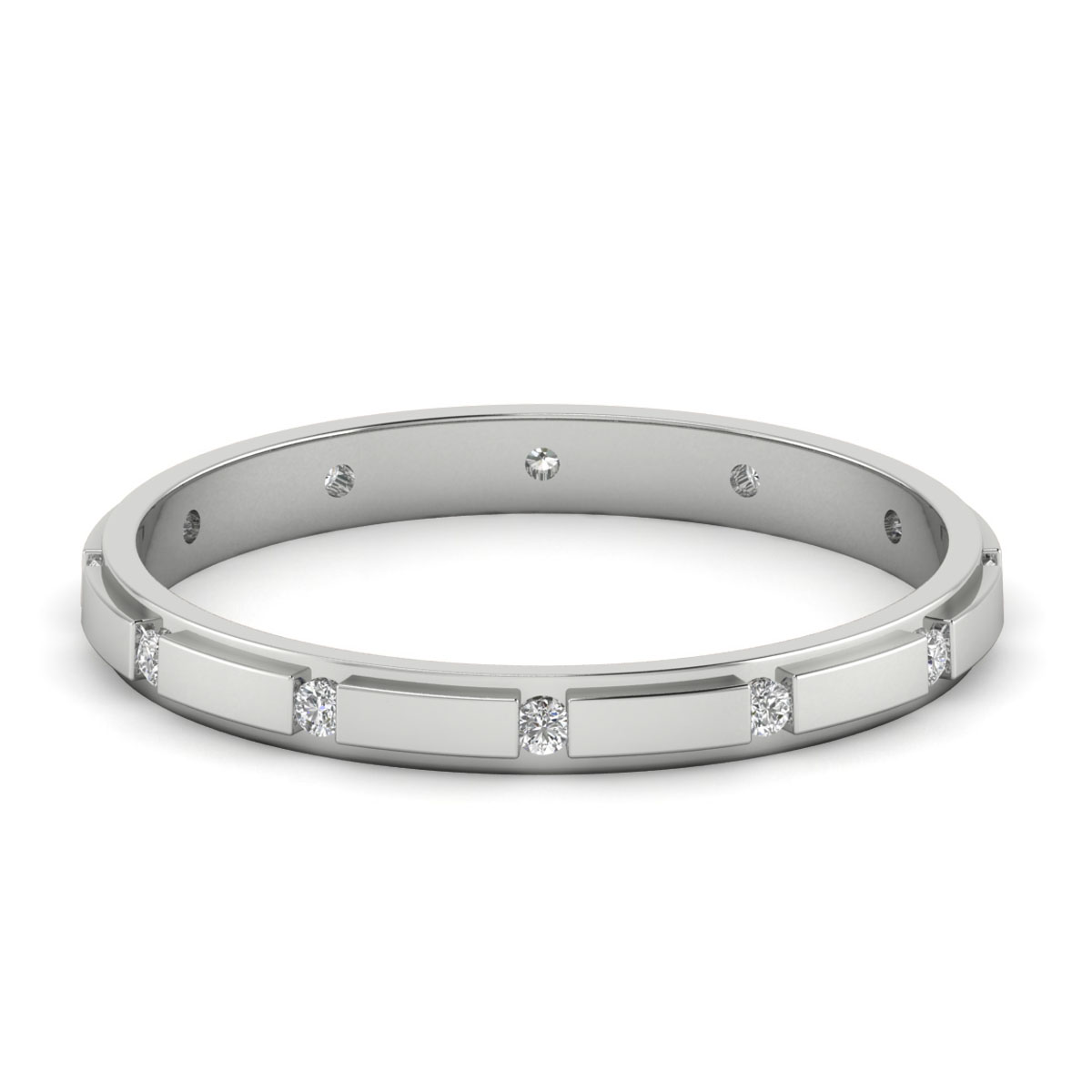 Honey-Platinum-0.09 Ct-H-I / SI-Natural Diamonds