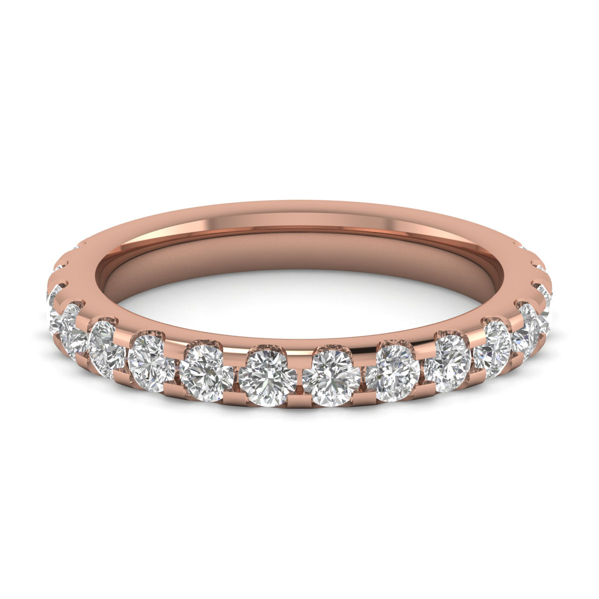 Iris-18K Rose Gold-1.02 Ct-H-I / SI-Natural Diamonds