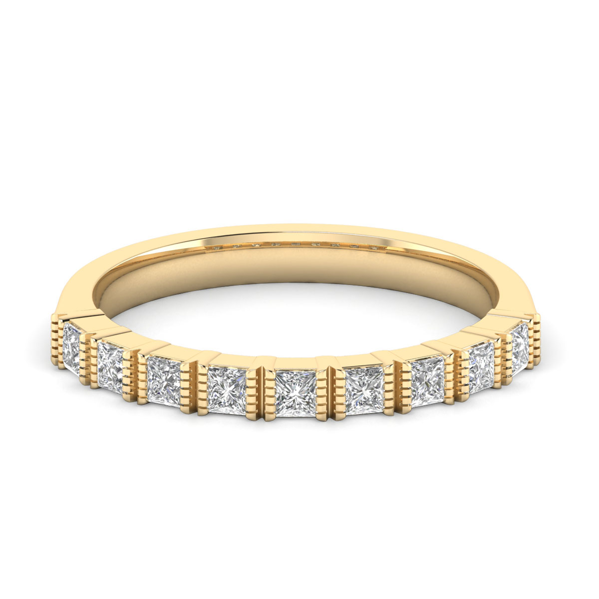 Izzy-18K Yellow Gold-0.31 Ct-H-I / SI-Natural Diamonds
