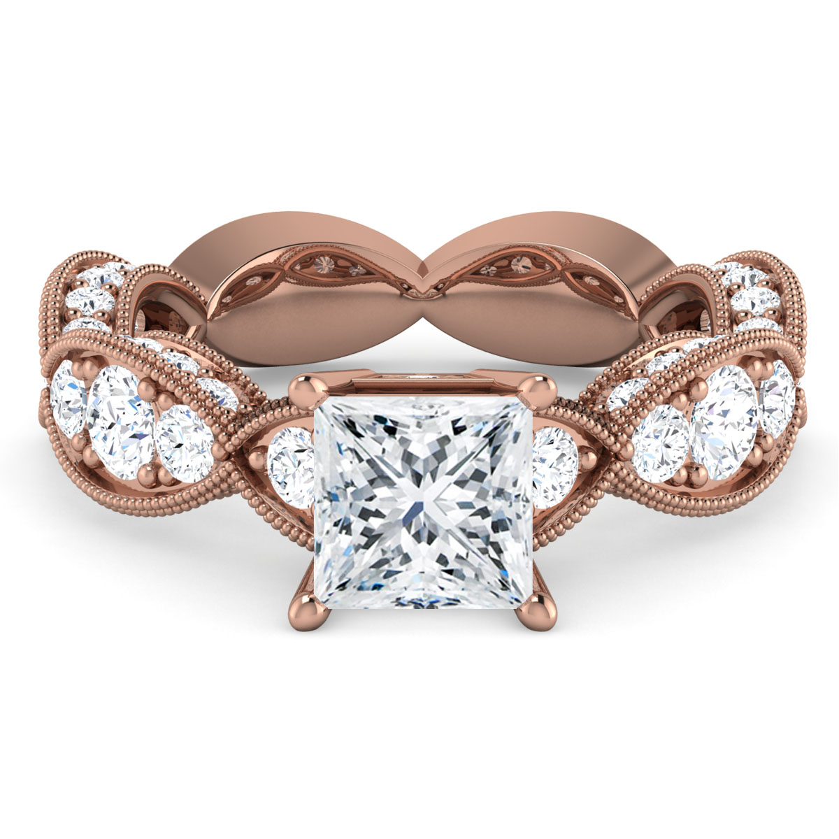 Meta Title Emerald Beatrice Halo Diamond Engagement Ring