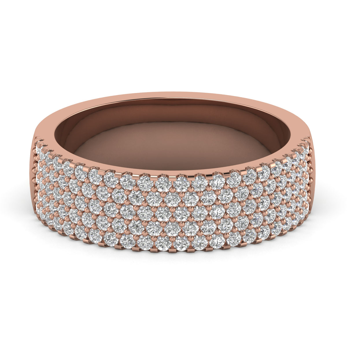 Nikki-18K Rose Gold-0.78 Ct-H-I / SI-Natural Diamonds