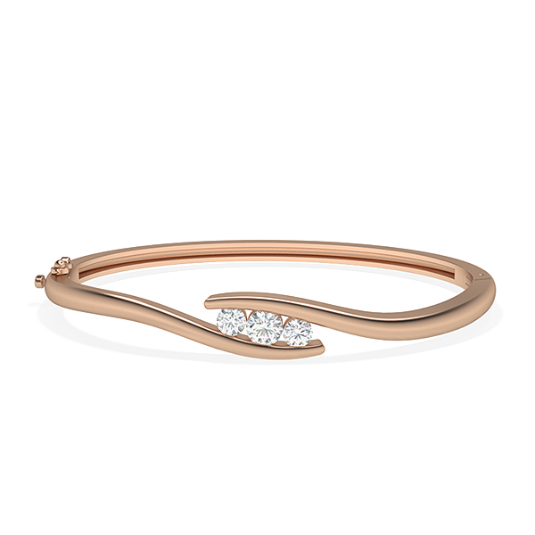 Aby-18K Rose Gold-0.76 Ct-H-I / SI-Small-Natural