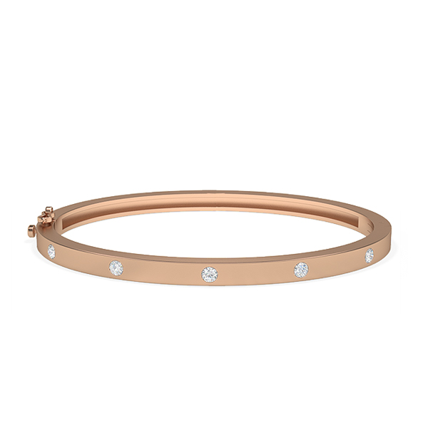 Britney-18K Rose Gold-0.30 Ct-H-I / SI-Small-Natural