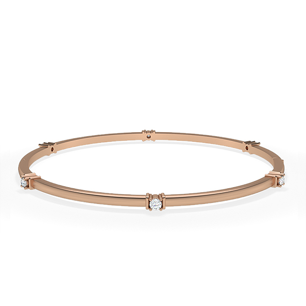 Sabrina-18K Rose Gold-0.21 Ct-H-I / SI-Small-Natural