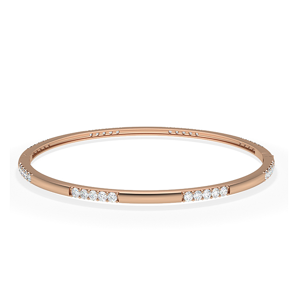 Clare-18K Rose Gold-0.79 Ct-H-I / SI-Small-Natural