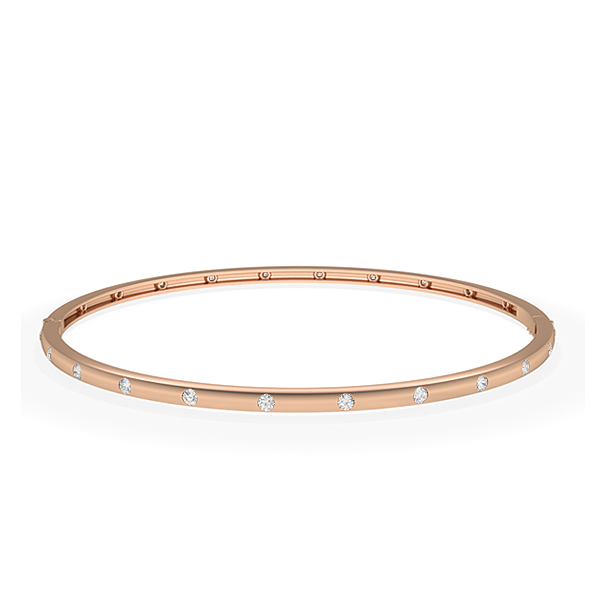 Kiana-18K Rose Gold-0.32 Ct-H-I / SI-Small-Natural