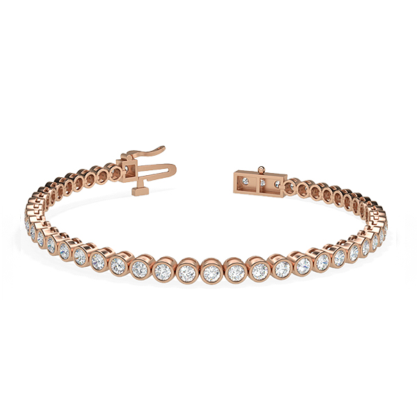 Shanaya-18K Rose Gold-2.12 Ct-H-I / SI- 6.5 Inch-Natural