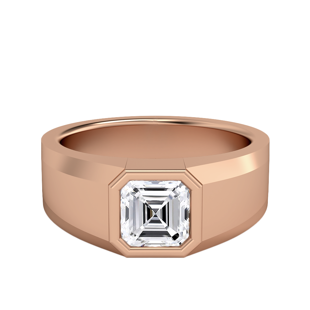 Diamond Classic Men's Solitaire Engagement Ring