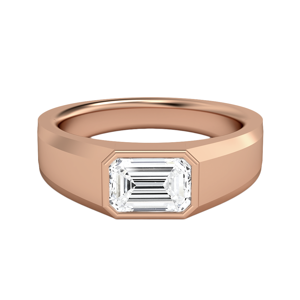 Diamond Classic Men's Solitaire Engagement Ring