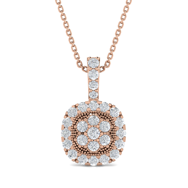 Roberta-18K Rose Gold-0.27 Ct-H-I / SI-Natural Diamonds