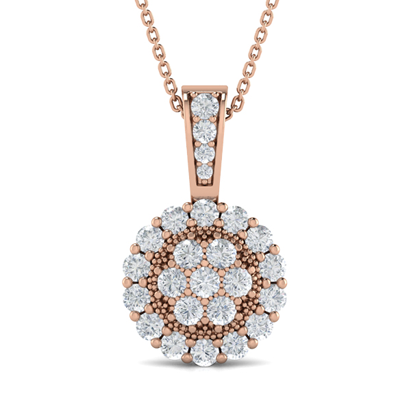 Kristie-18K Rose Gold-0.45 Ct-H-I / SI-Natural Diamonds