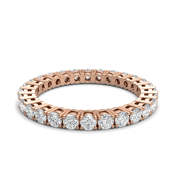 Jemima-18K Rose Gold-1.16 Ct-H-I / SI-Natural Diamonds