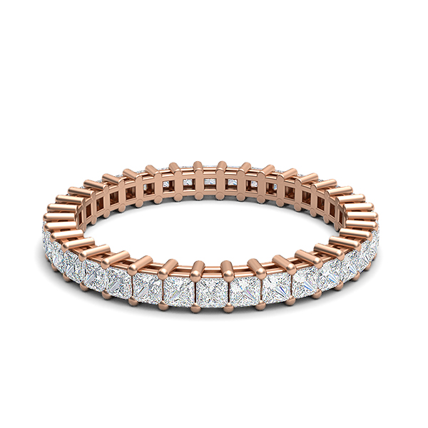 Lora-18K Rose Gold-1.08 Ct-H-I / SI-Natural Diamonds