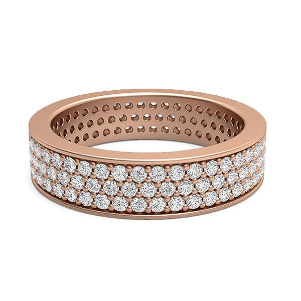 Nell-18K Rose Gold-1.18 Ct-H-I / SI-Natural Diamonds