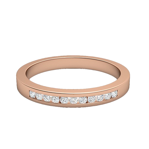 Joselyn-18K Rose Gold-0.13 Ct-H-I / SI-Natural Diamonds