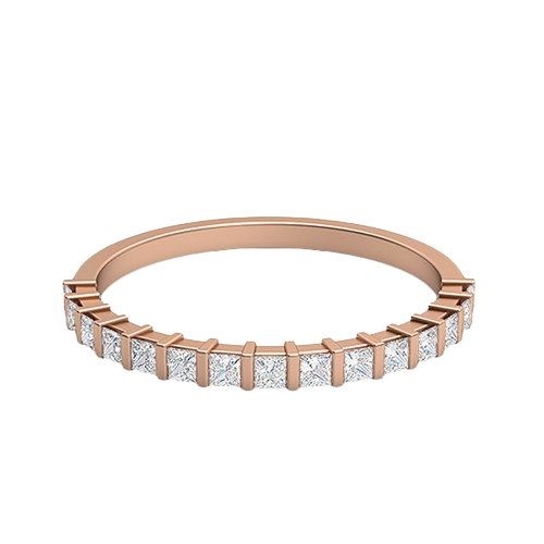 Suzanna-18K Rose Gold-0.30 Ct-H-I / SI-Natural Diamonds