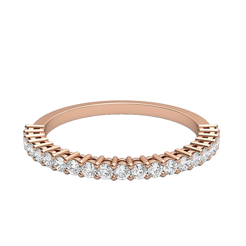 Raegan-18K Rose Gold-0.28 Ct-H-I / SI-Natural Diamonds