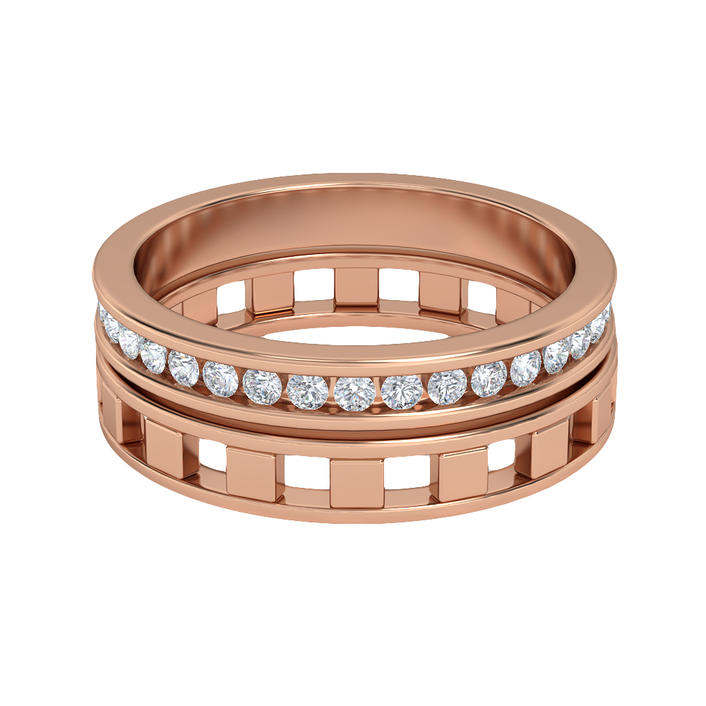 London-18K Rose Gold-0.58 Ct-H-I / SI-Lab Diamonds