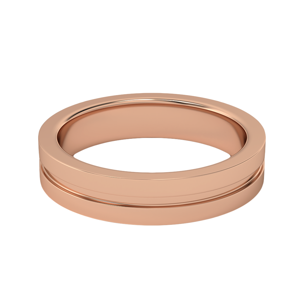 Sam-18K Rose Gold-4 mm