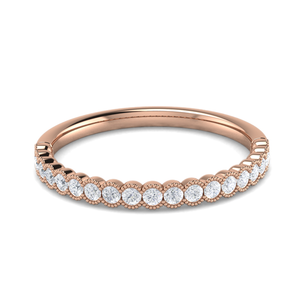 Emilee-18K Rose Gold-0.80 Ct-H-I / SI-Natural Diamonds